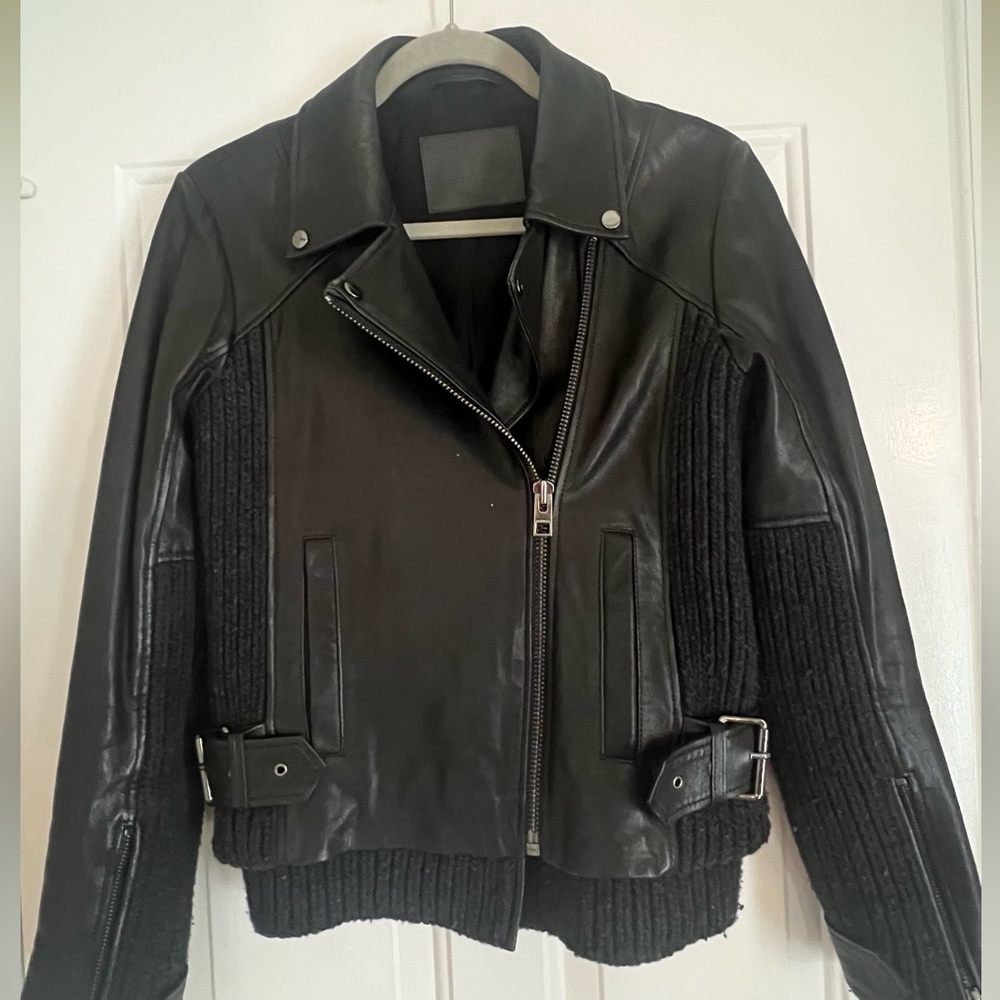 Leather jacket